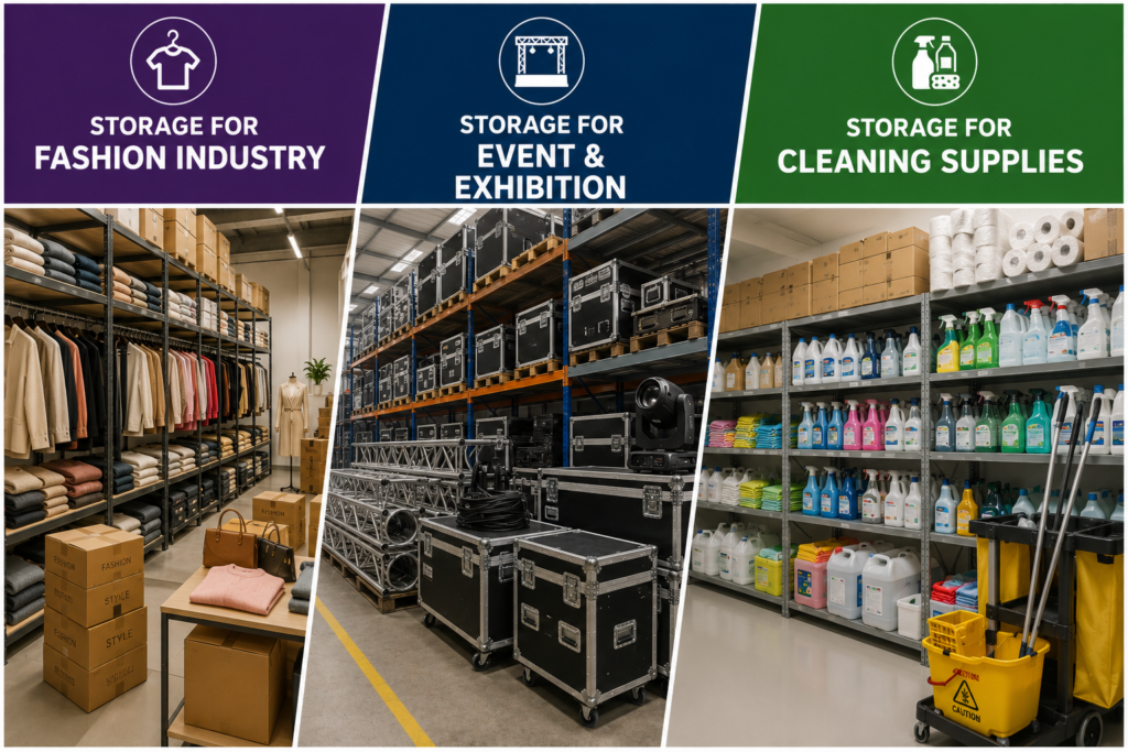 Smart Storage Solutions for Every Industry: Fashion, Events, and Cleaning Supplies